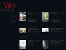 Tablet Screenshot of galerie-mam.com